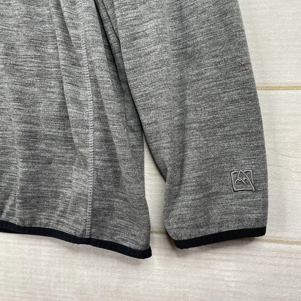 Avalanche Mens Top Sz XL Gray Heather 1/4 Zip Pullover Mock Neck Active Outdoor